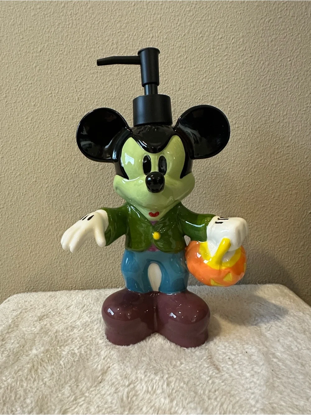Disney Mickey Mouse Frankenstein Halloween Soap Lotion Pump Dispenser NEW